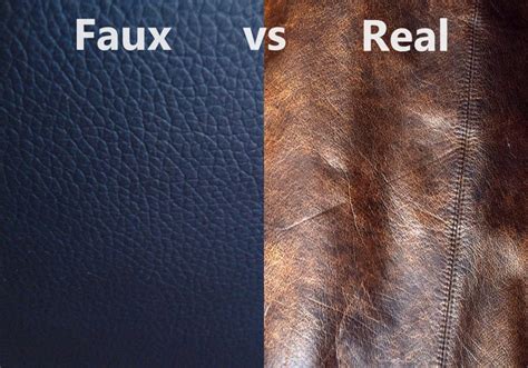 fake leather vs real leather watch|real leather vs faux leathers.